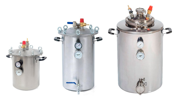 автоклавы разного объема